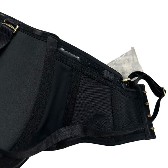 Third Love Size 34G Black Padded Wired Removable Straps Silicone Stripe Bra NWT - Picture 4 of 8